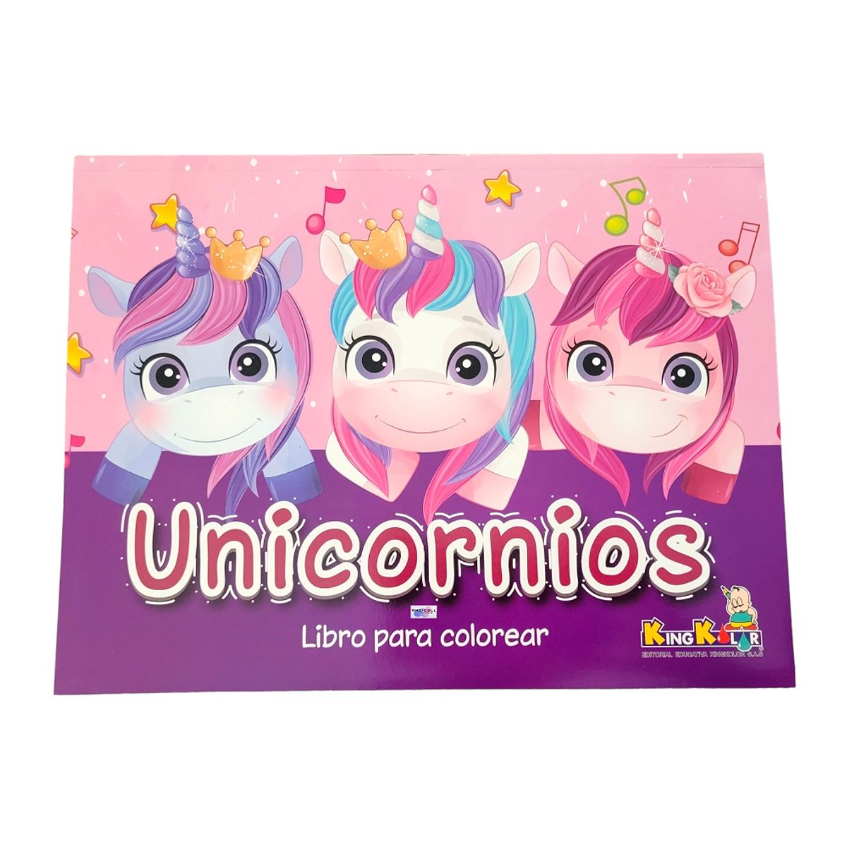 GENERICO - Libro Unicornios para Colorear con Actividades para Niños