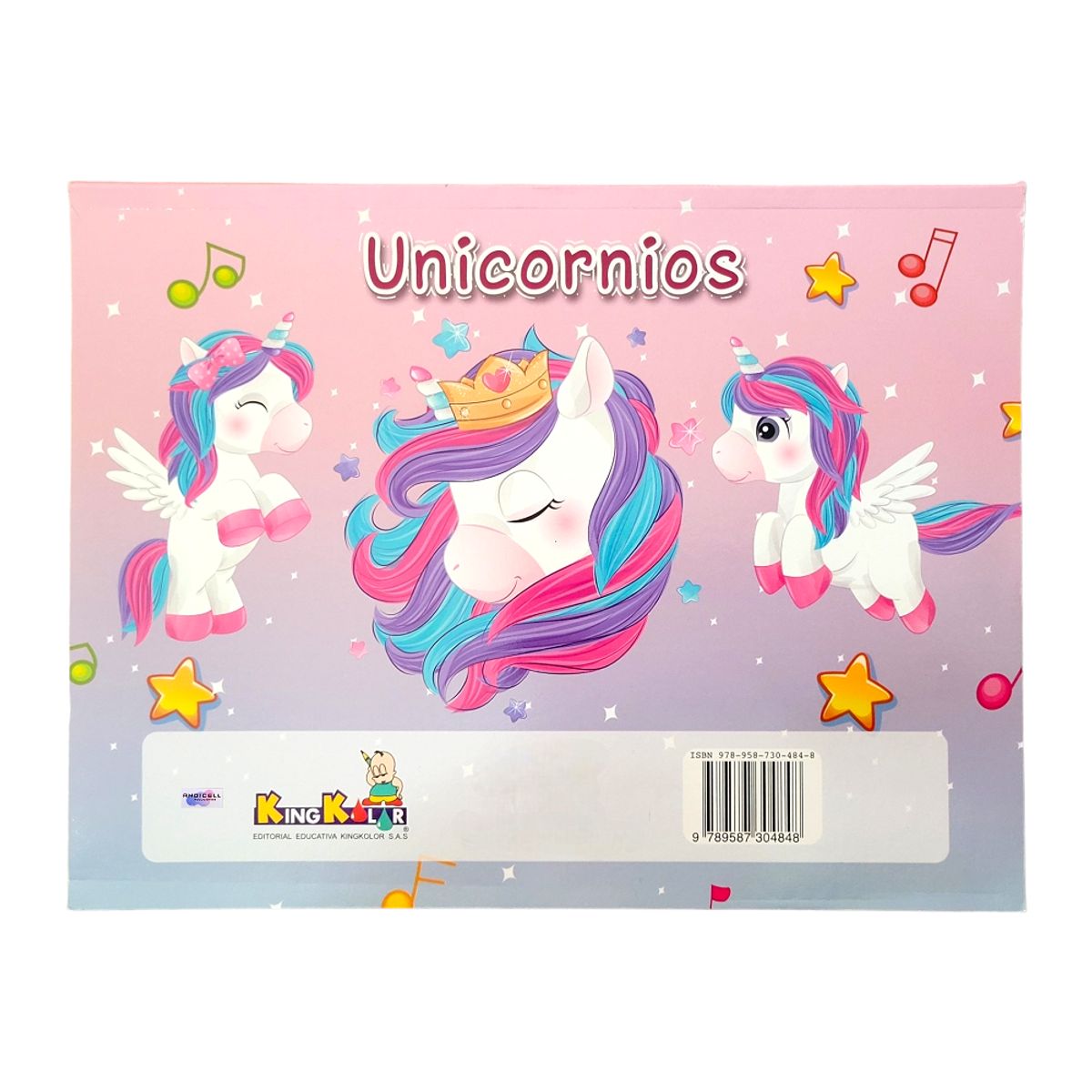 GENERICO - Libro Unicornios para Colorear con Actividades para Niños
