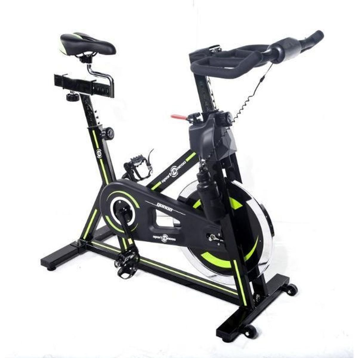 SPORT FITNESS - Bicicleta Spinning Sport Fitness Genoa Negro.