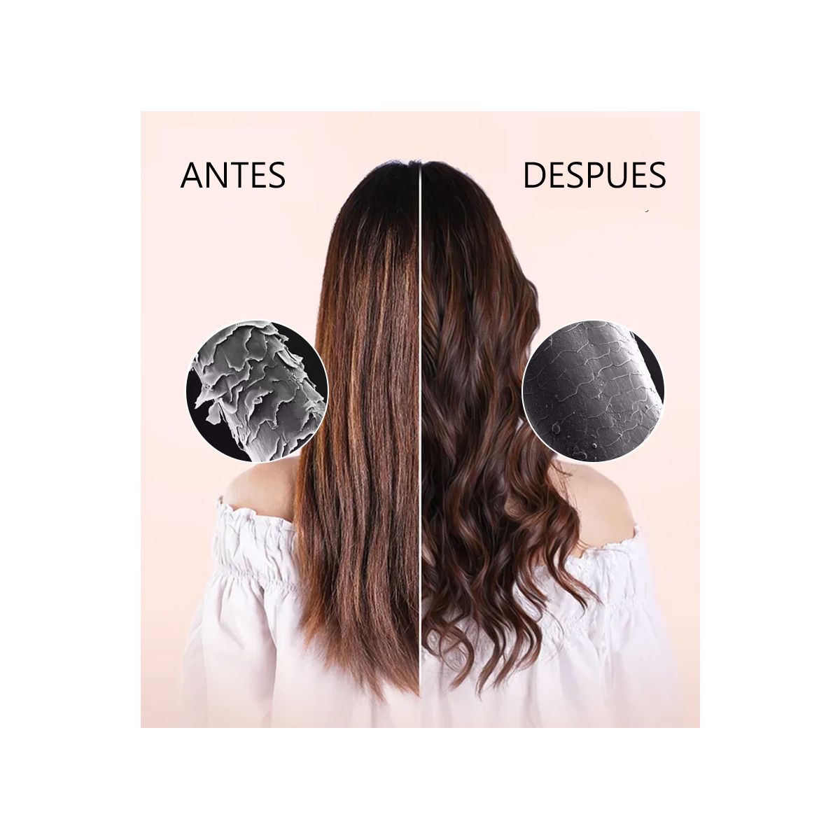 GENERICO - Peine  X 2 Unid Peineta Antifrizz Antiestático