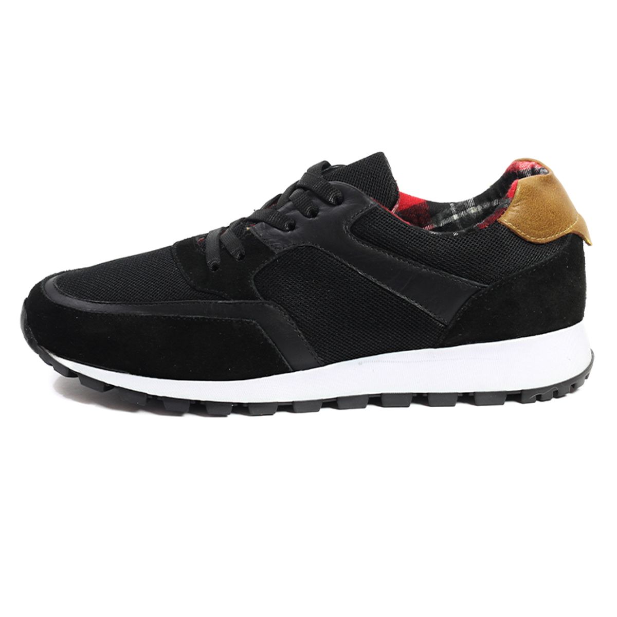 OCAI - Tenis Casual Hombre Cuero Negro Ocai AV003_.