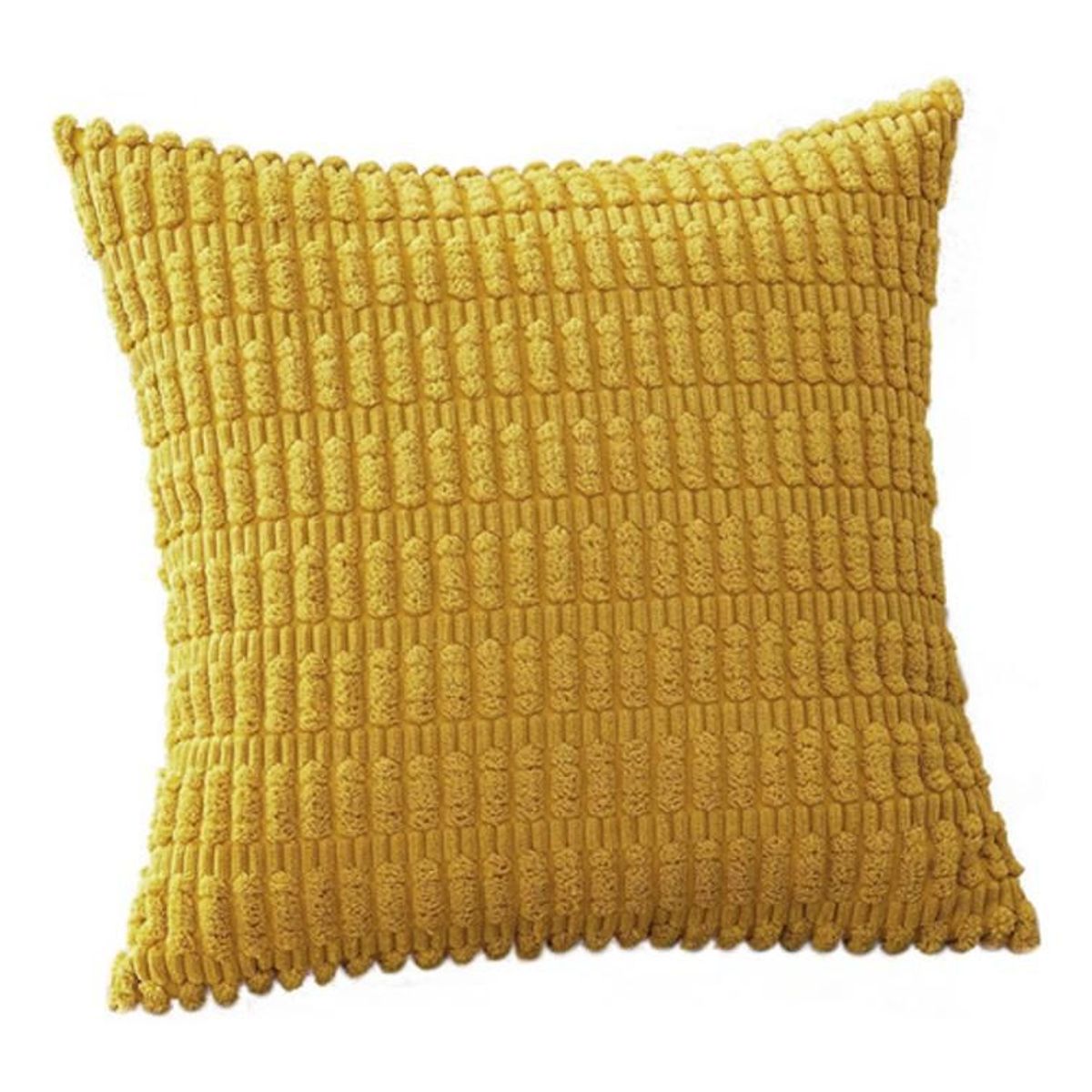 DIMATEX LEON - Funda Cojín Para Sala Decorativo Mostaza 45x45cm Refconill