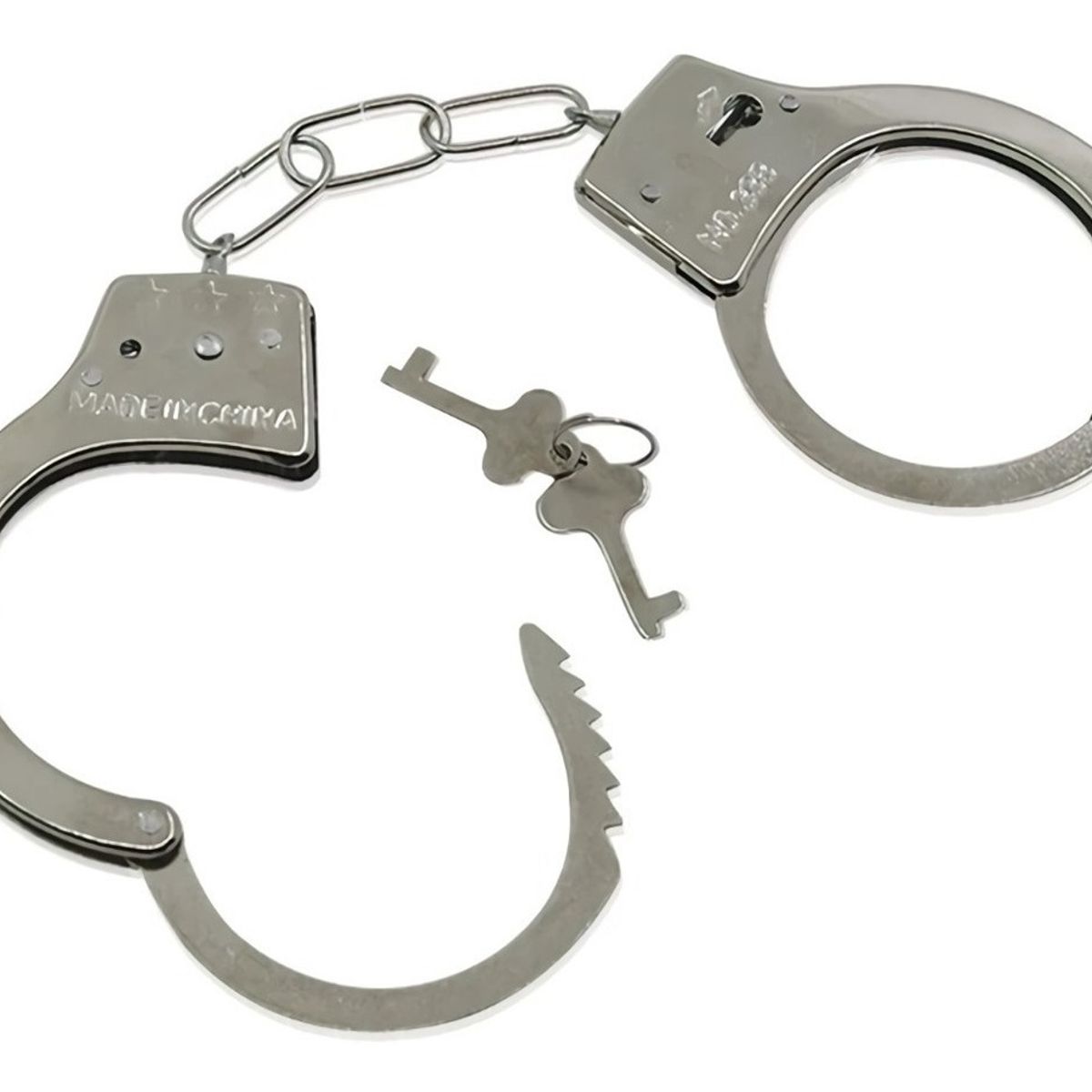 GENERICO - Esposas Escolta Policia Metalica Seguridad Disfraz Diversión