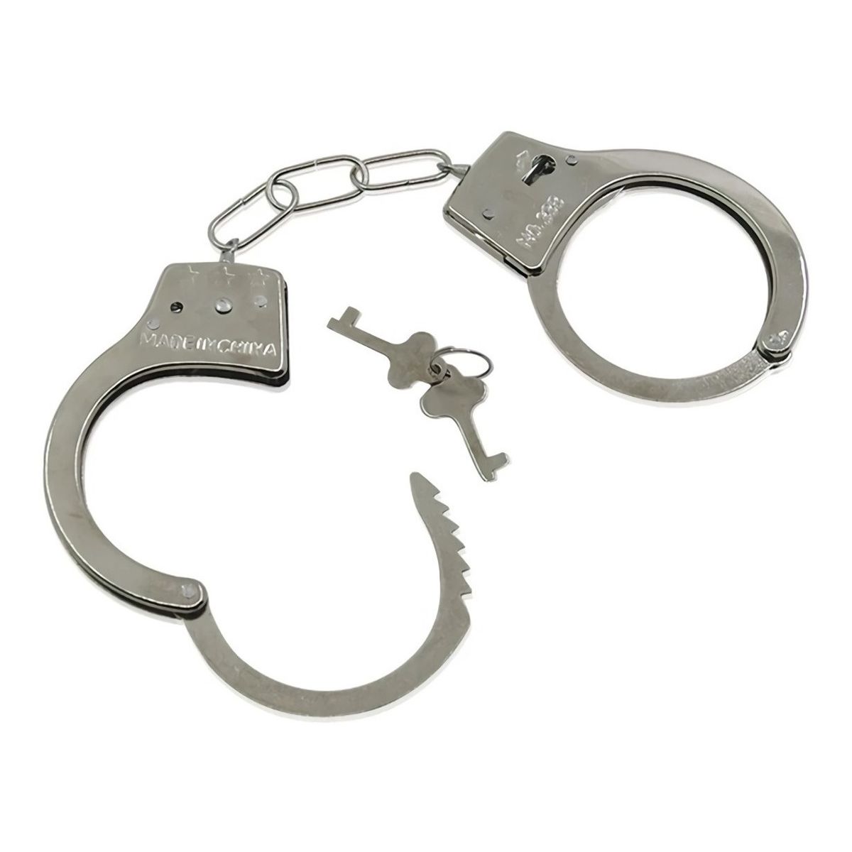 GENERICO - Esposas Escolta Policia Metalica Seguridad Disfraz Diversión