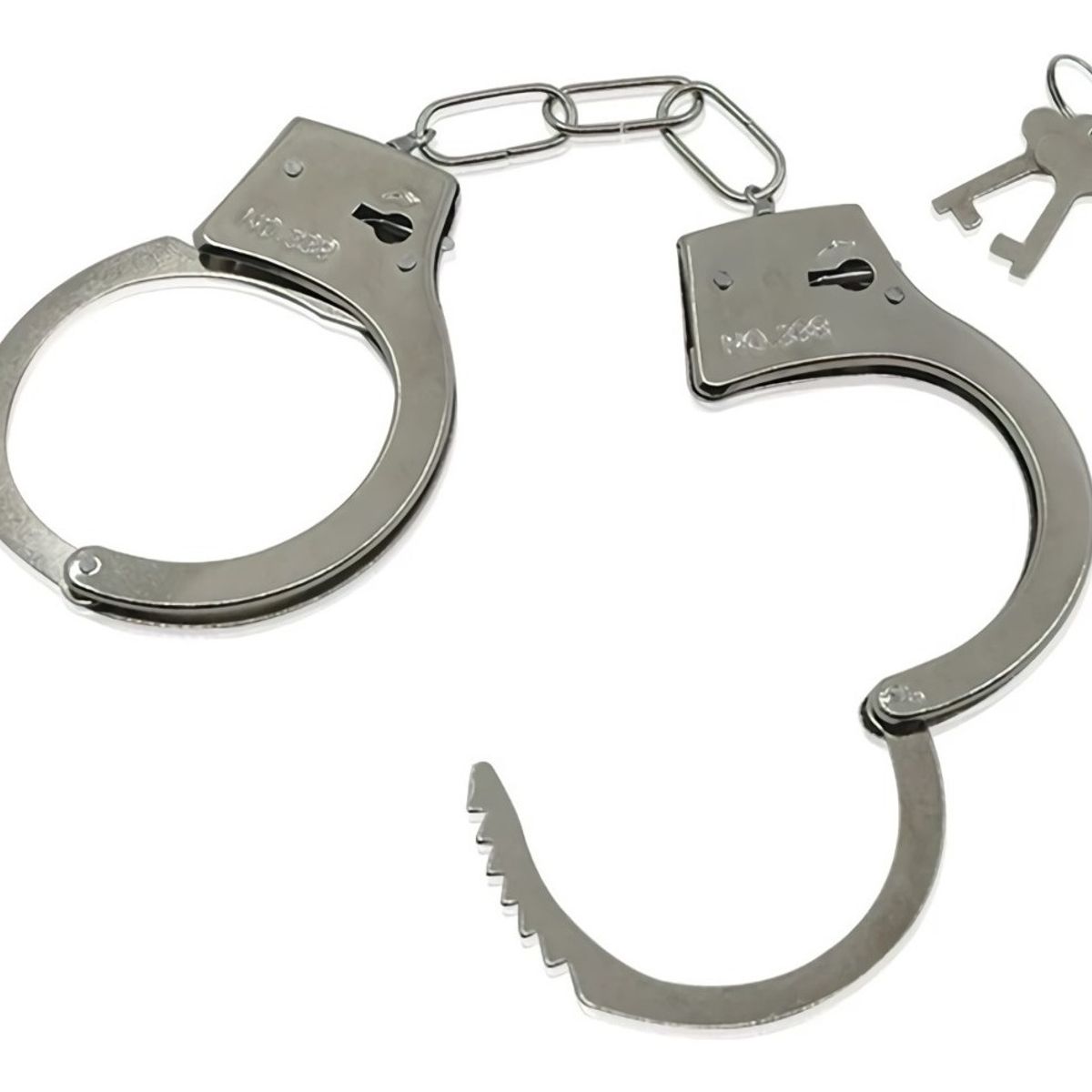 GENERICO - Esposas Escolta Policia Metalica Seguridad Disfraz Diversión