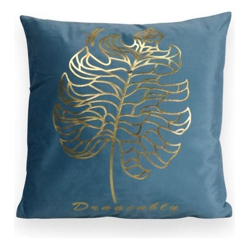 DIMATEX LEON - Cojín Para Sala Decorativo + Relleno 45x45cm Hojas Refaqua