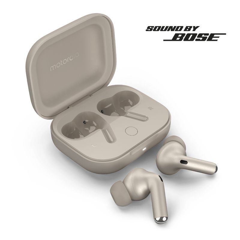 MOTOROLA - Audífonos Motorola Moto Buds +  Sound by Bose Gris