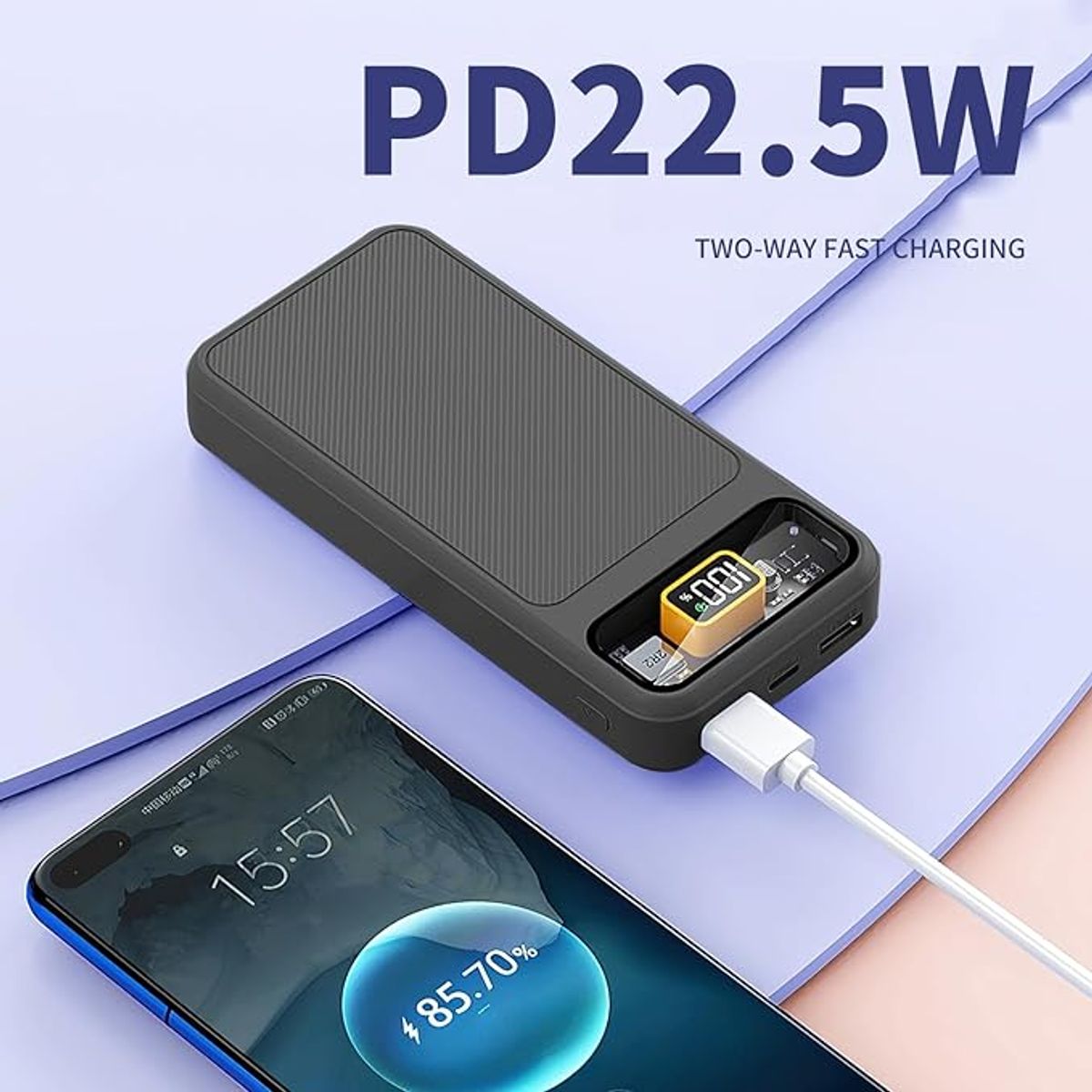 GENERICO - Power bank 20000mah Carga Rapida 225w Bateria Externa