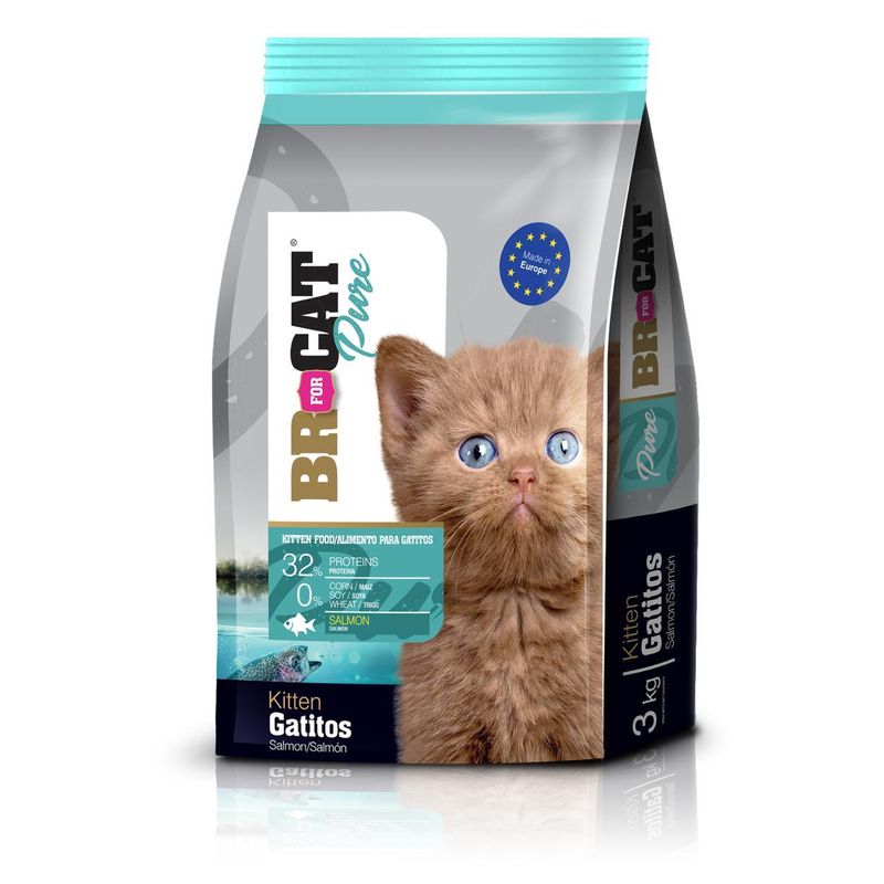 BR - Alimento Br For Cat Pure Gatito Salmon x 1Kg