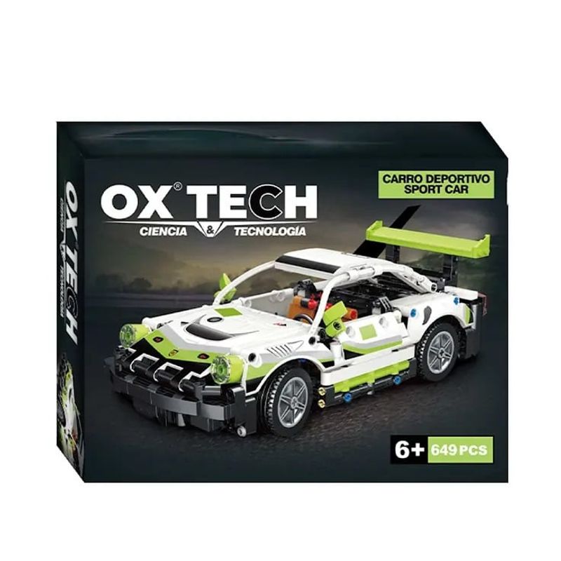 OX TOYS - OX Tech  Juguete para construir carro de carreras 649 piezas