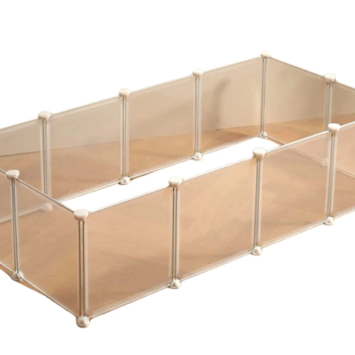 GENERICO - Corralito transparente para animales pequeños