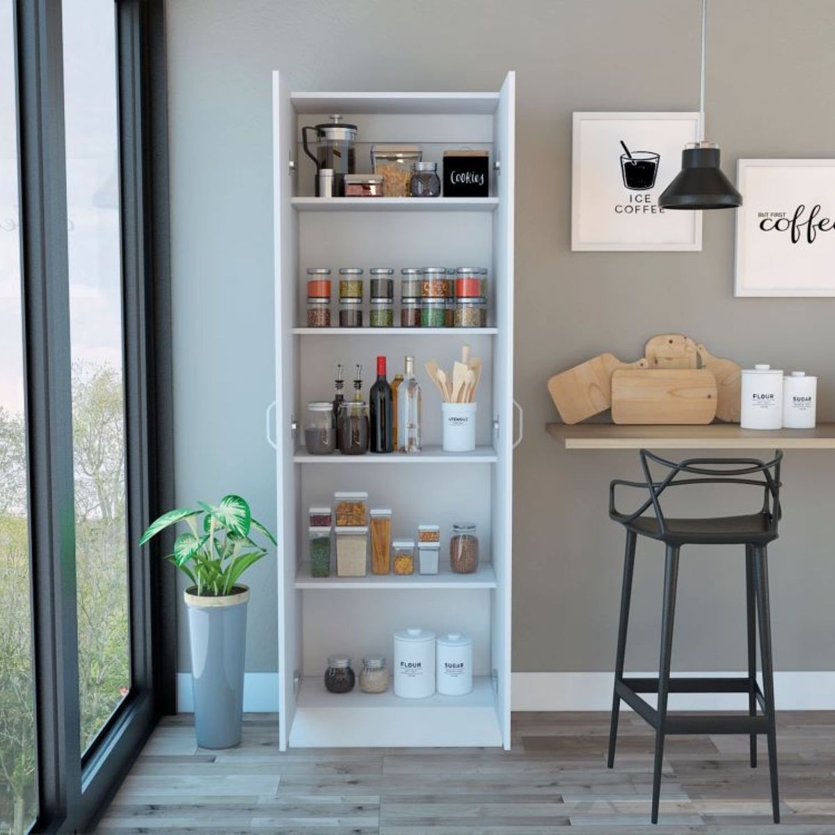 RTA MUEBLES - Alacena Multiusos Blanco ALB 2334 RTA