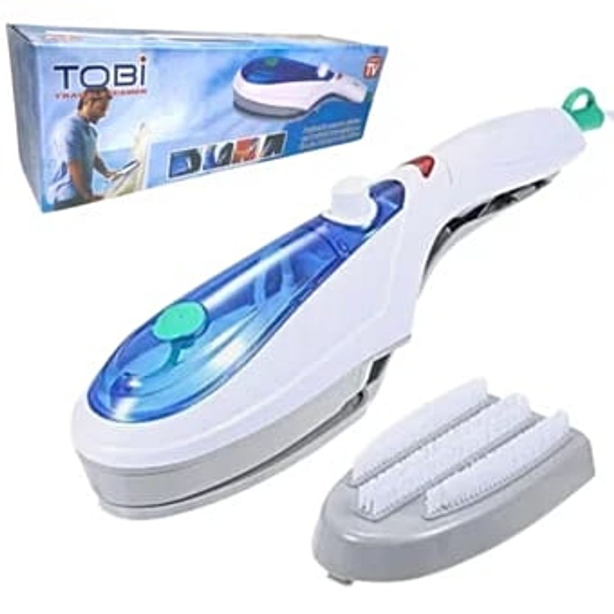 GENERICO - Plancha Tobi A Vapor Viajera Color Blanco 110V220V