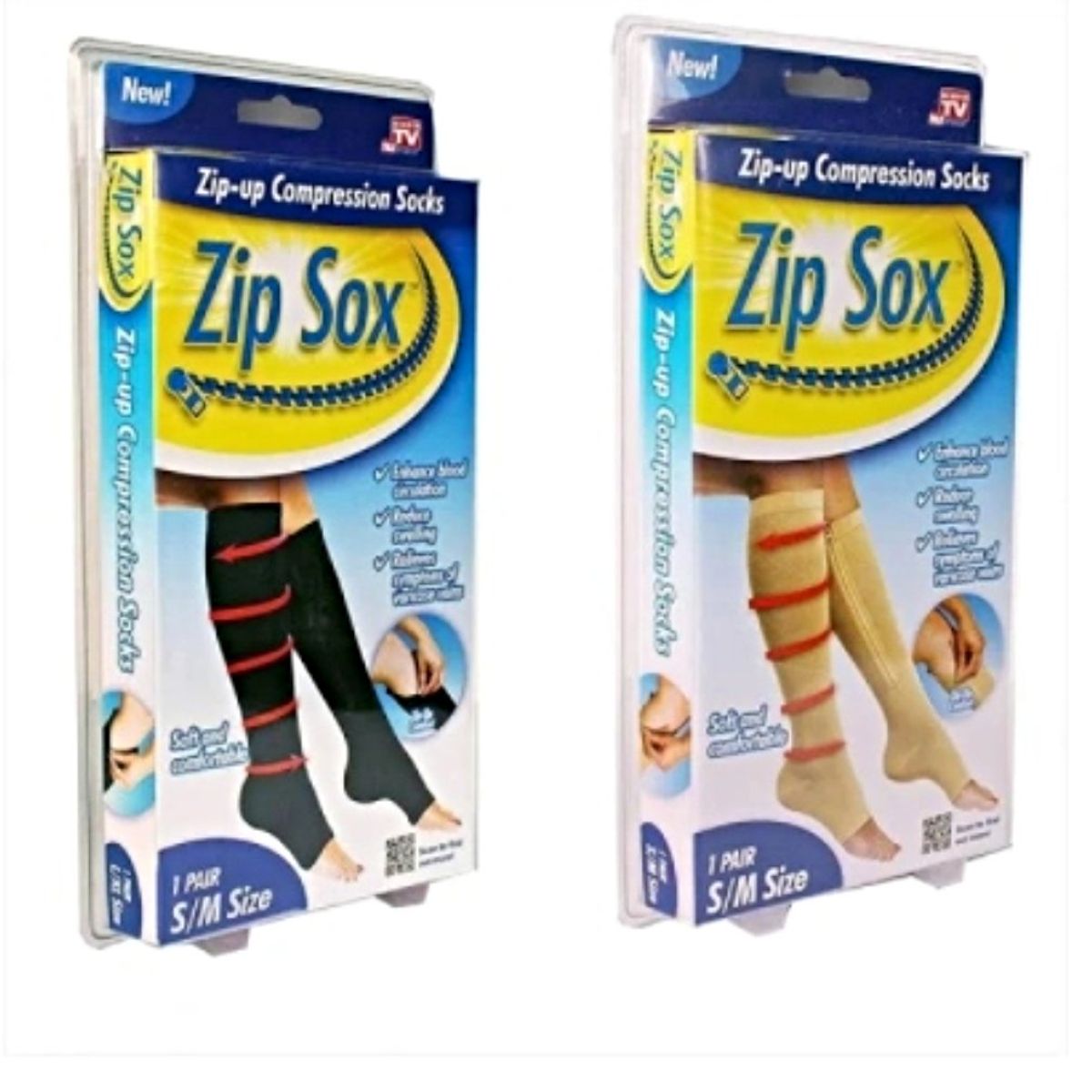 GENERICO - Media Compresion Anti Varices Circulacion Cremallera