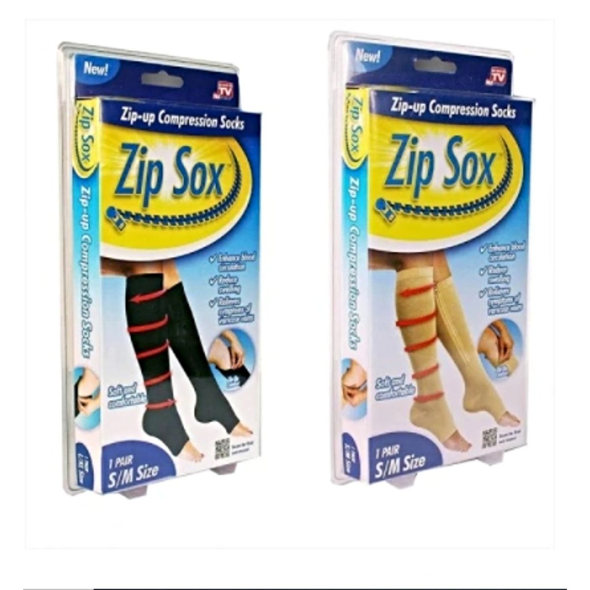 GENERICO - Media Compresion Anti Varices Circulacion Cremallera