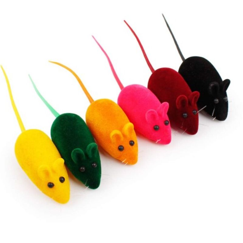 GENERICO - Ratones chillones paquete por 3 und para gatos