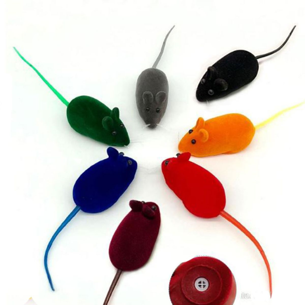 GENERICO - Ratones chillones paquete por 3 und para gatos