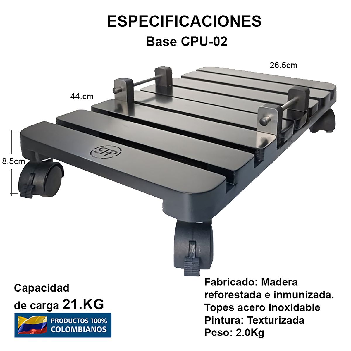GENERICO - BASE TORRE COMPUTADORES BCPU-02 SH-Planet