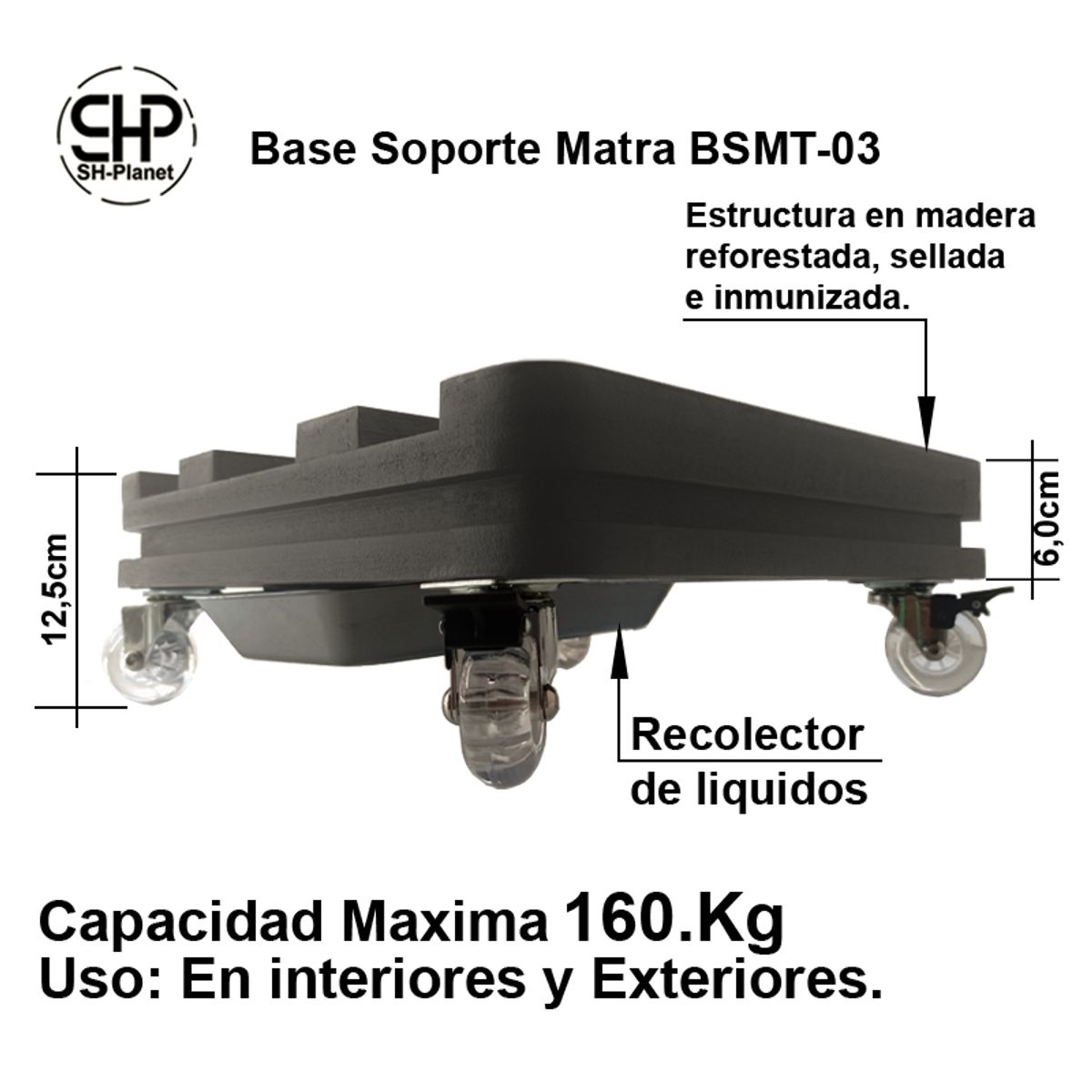 GENERICO - BASE SOPORTE MATERAS BSMT-03 SH-Planet