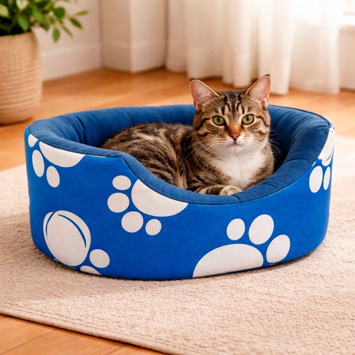 GENERICO - Cama 1 Para Perro Gato Resistente 32x40x16cm Mascotas MACHO