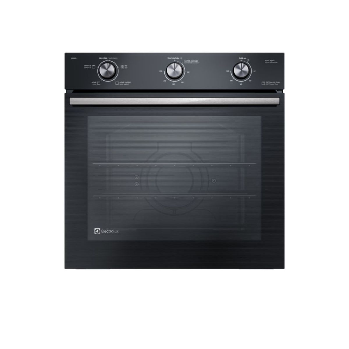 ELECTROLUX - Horno de Empotrar Eléctrico Electrolux 80L Grill y Timer Negro OE8EL