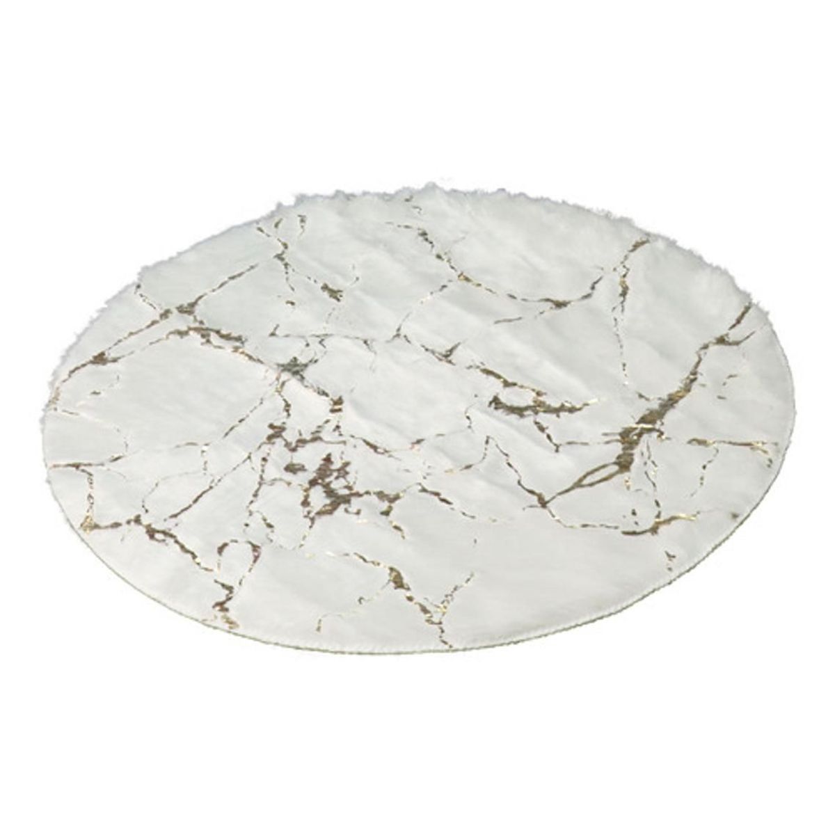 DIMATEX LEON - Tapete Alfombra Peluda Circular Decorativo 58x58cm Refpolar