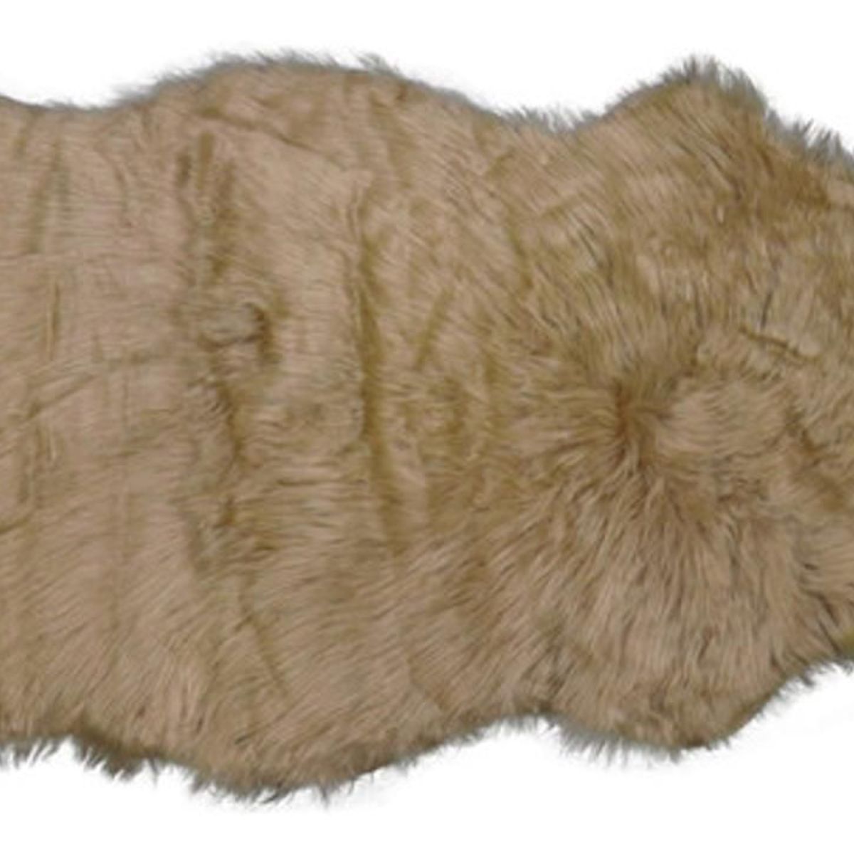 DIMATEX LEON - Tapete Alfombra Peluda Suave Decorativo 100x58cm Kaki Refboreal