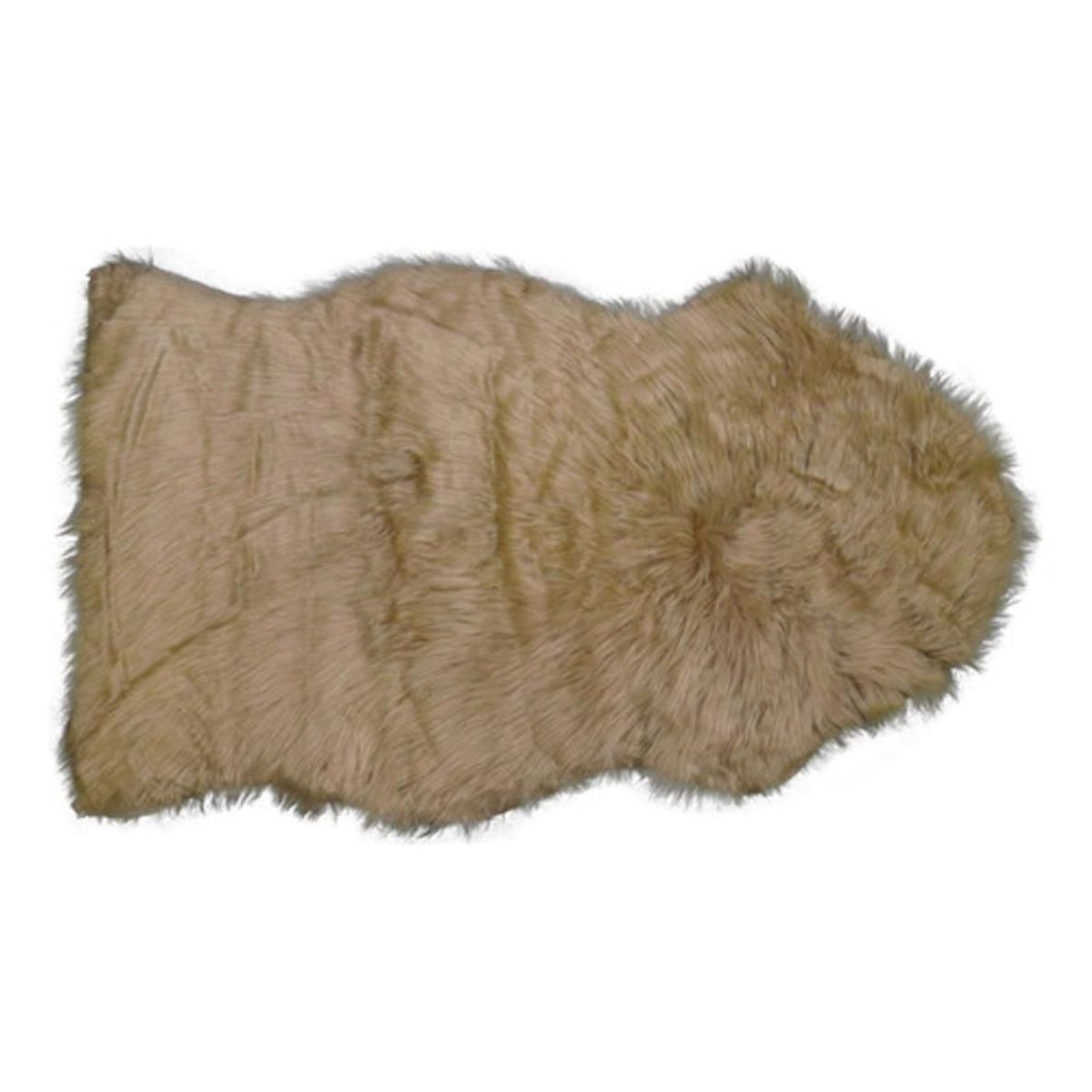 DIMATEX LEON - Tapete Alfombra Peluda Suave Decorativo 100x58cm Kaki Refboreal