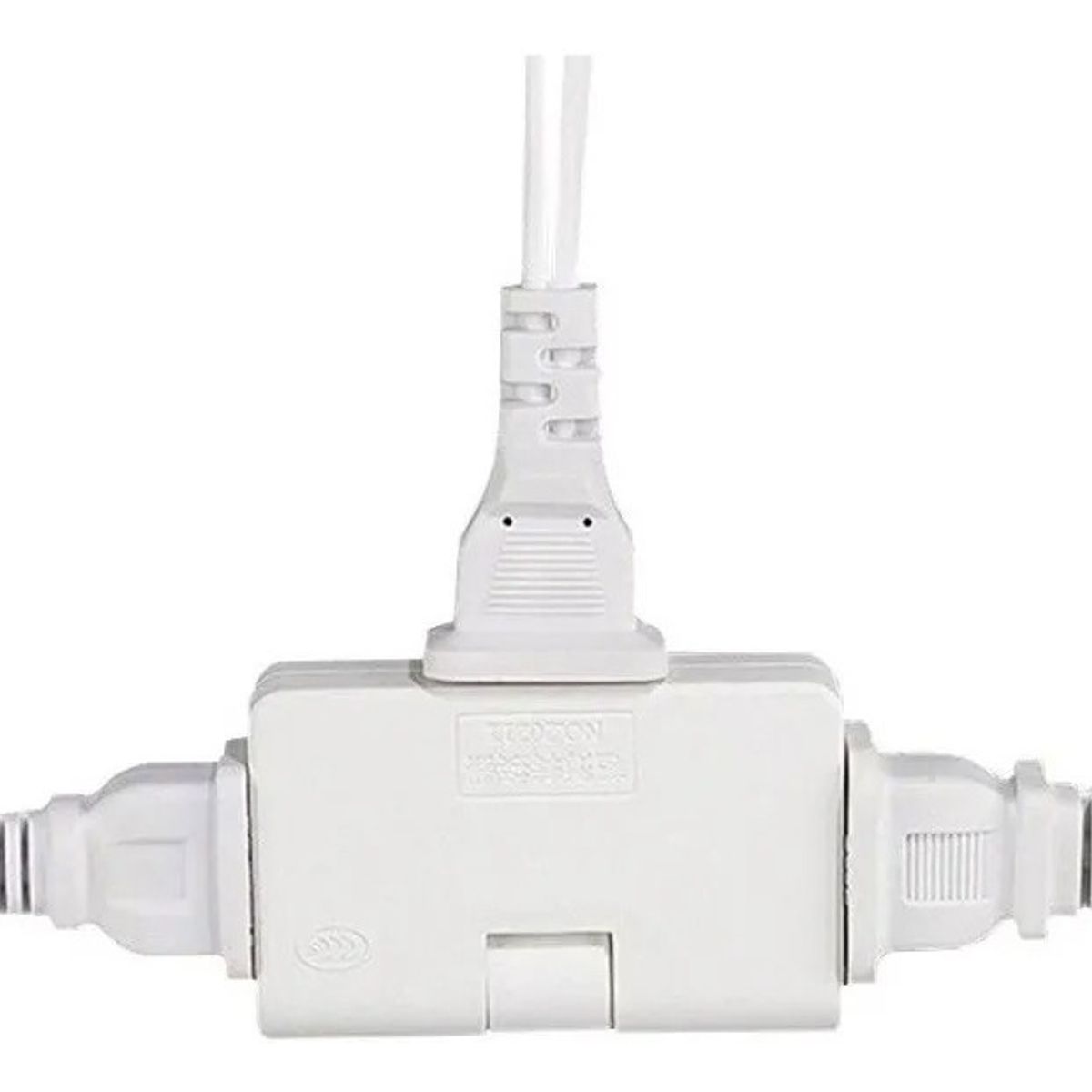 GENERICO - Toma Corriente 3 Puestos Adaptador Giratorio 180° Salidas