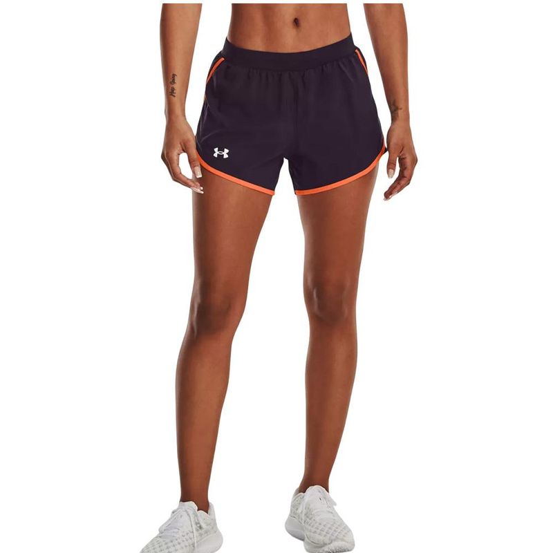 UNDER ARMOUR - Short Under Armour Fly By 2.0 Para Mujer-Morado