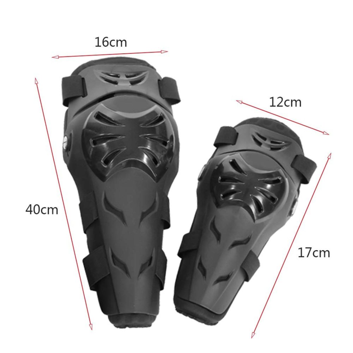 GENERICO - Rodilleras y Coderas Articuladas Para Motociclistas Universal Unisex