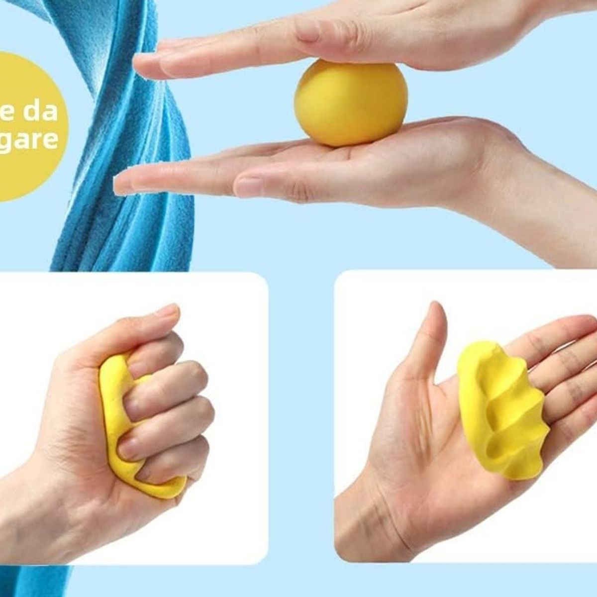 GENERICO - Set X12 Bolsas Masa Foami Moldeable Escolar Colores Surtidos