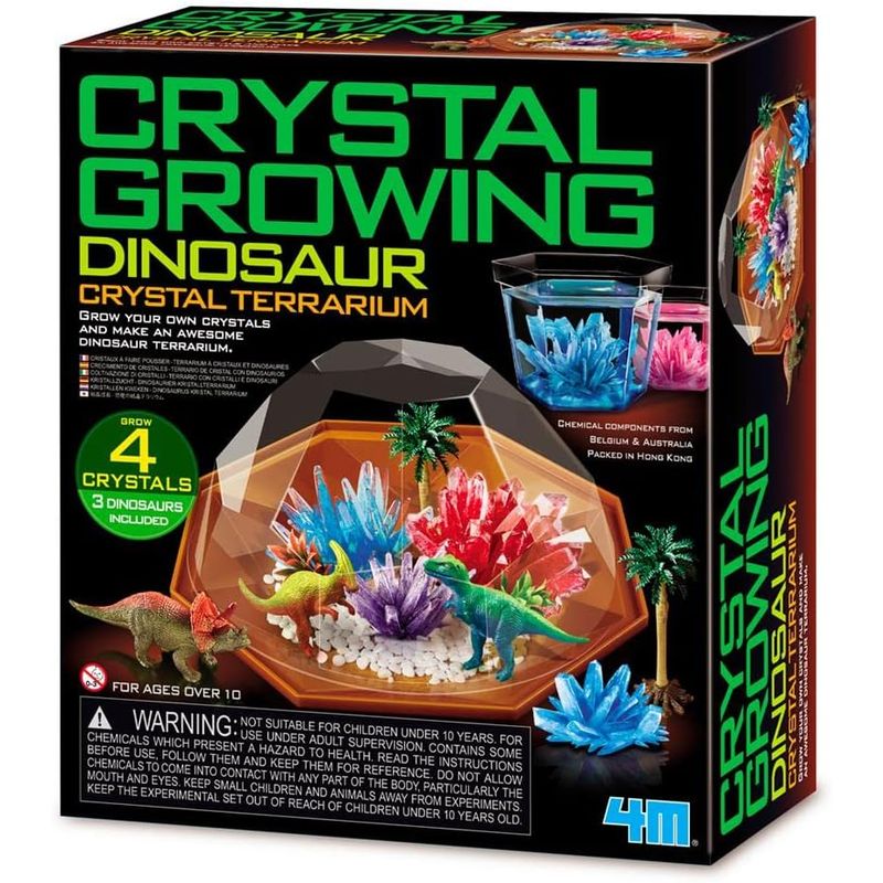 4M - Juego De Experimento Cristales Dinosaurios 4m Para Niños