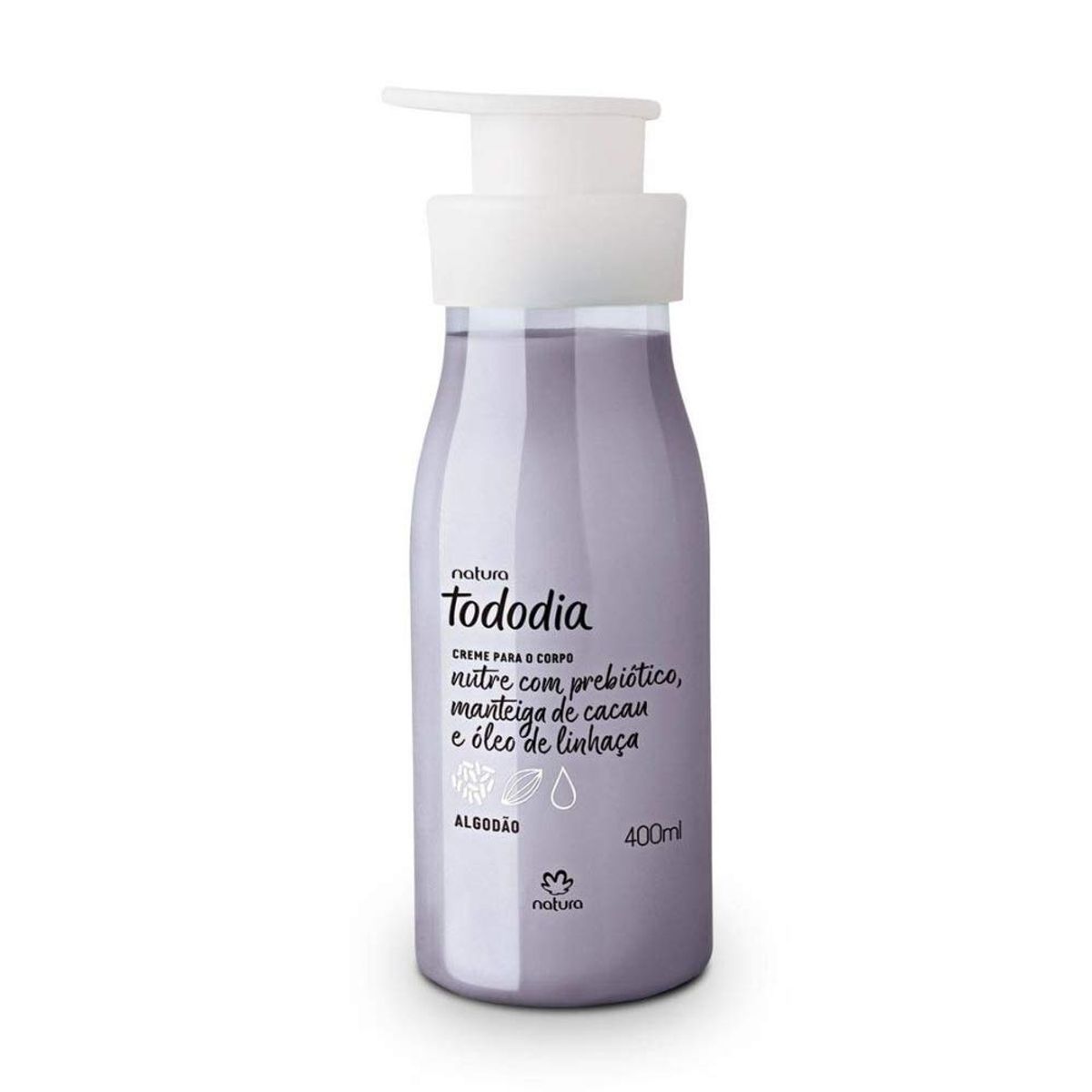 NATURA - Crema corporal hidratante Tododia Algodón Natura 400 ml