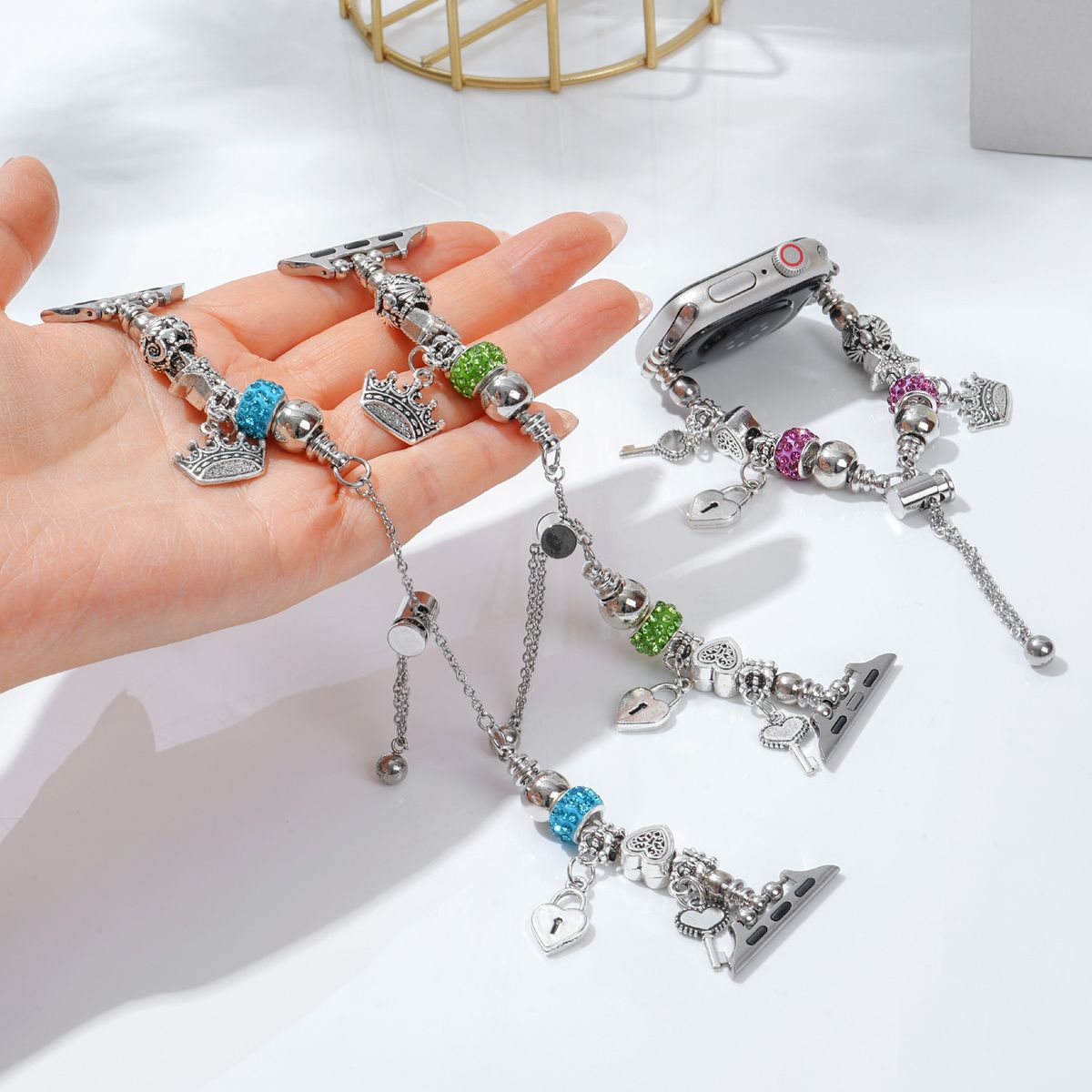 GENERICO - Manilla Tipo Pandora Para Apple De 38-40-41mm