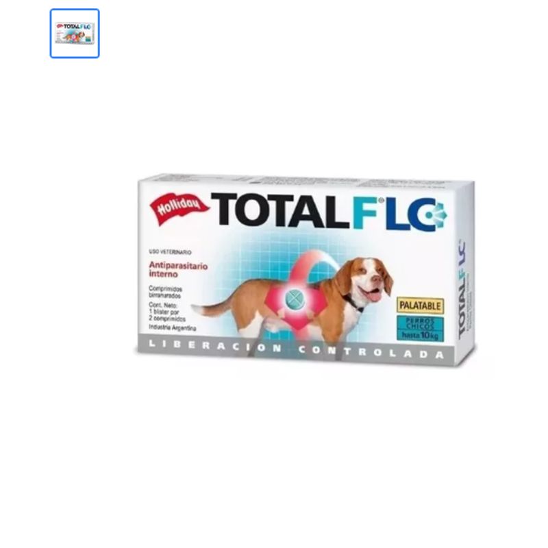 HOLLIDAY - Antiparasitario Interno Total F Perro Hasta 10 Kg