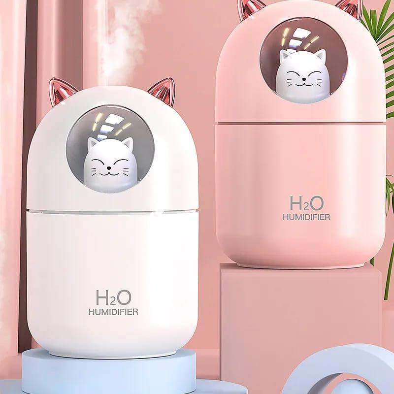 GENERICO - Humificador Led Difusor Gato Aromaterapia