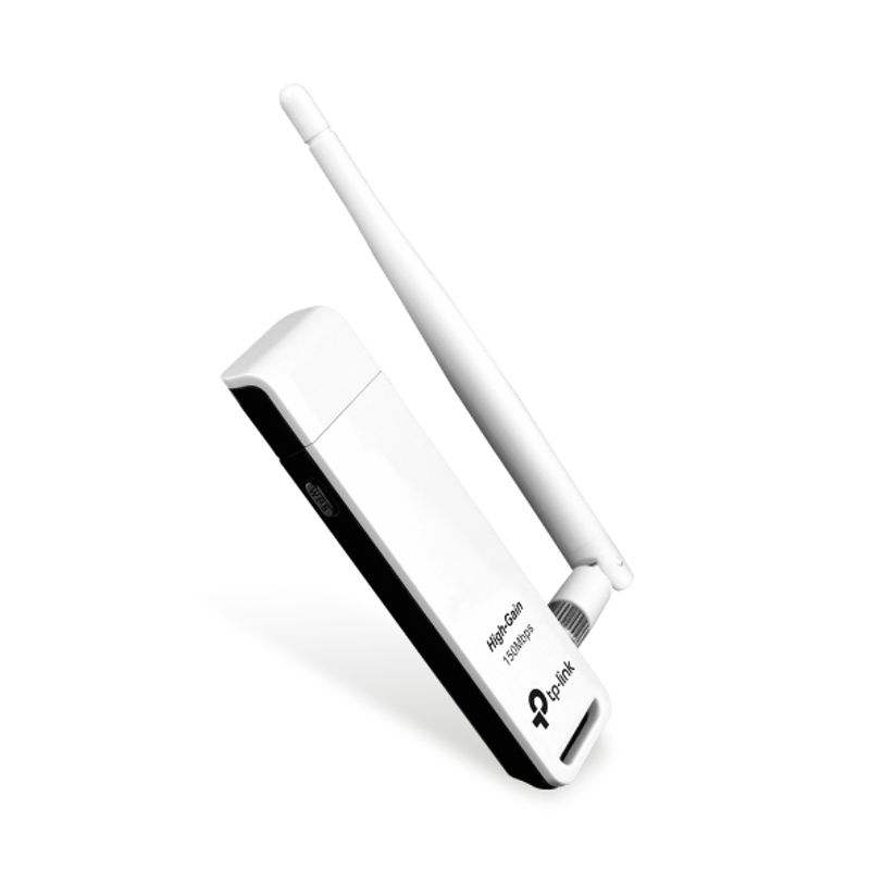 TP LINK - Adaptador de Red Tp-Link TL-WN722N de Alta Ganancia USB N 150 Mbps