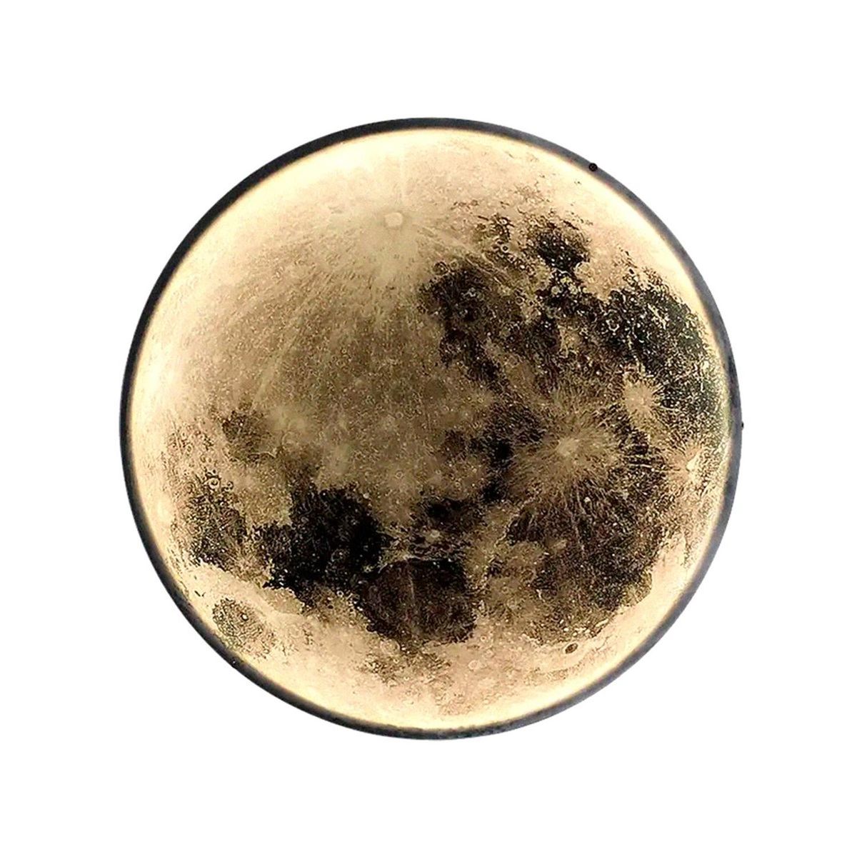 MAXWELL - Lampara De Pared Luna Led Maxwell Decorativa Muro Dormitorio.-