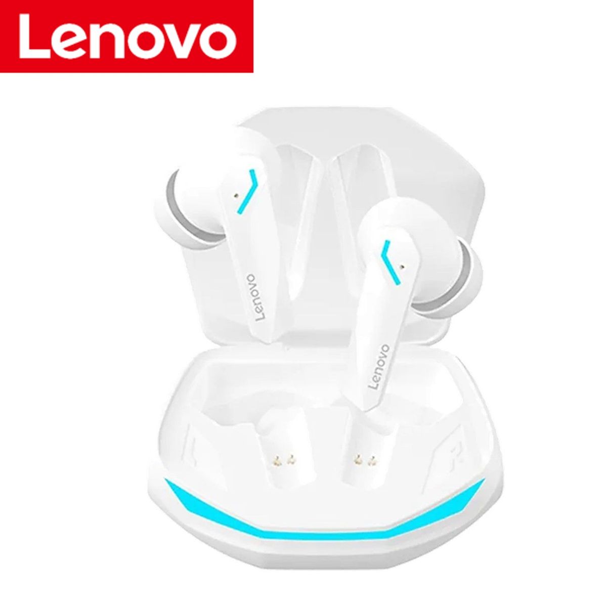 LENOVO - Audífonos Lenovo GM2 pro Inalambrico Gaming Deportivos Livepods Blanco