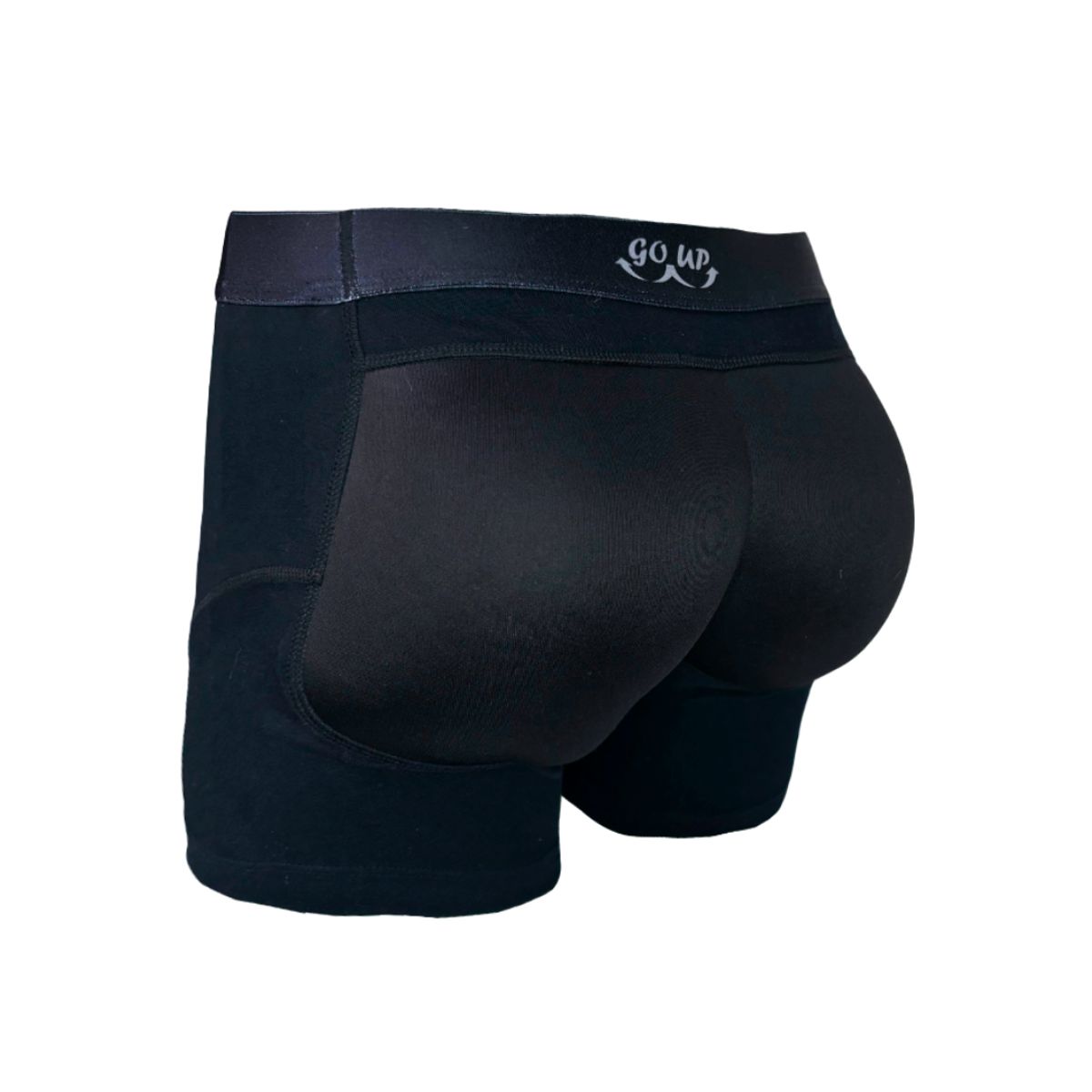 GO UP - Bóxer Aumenta Glúteos Licrado Negro - Go Up para hombre