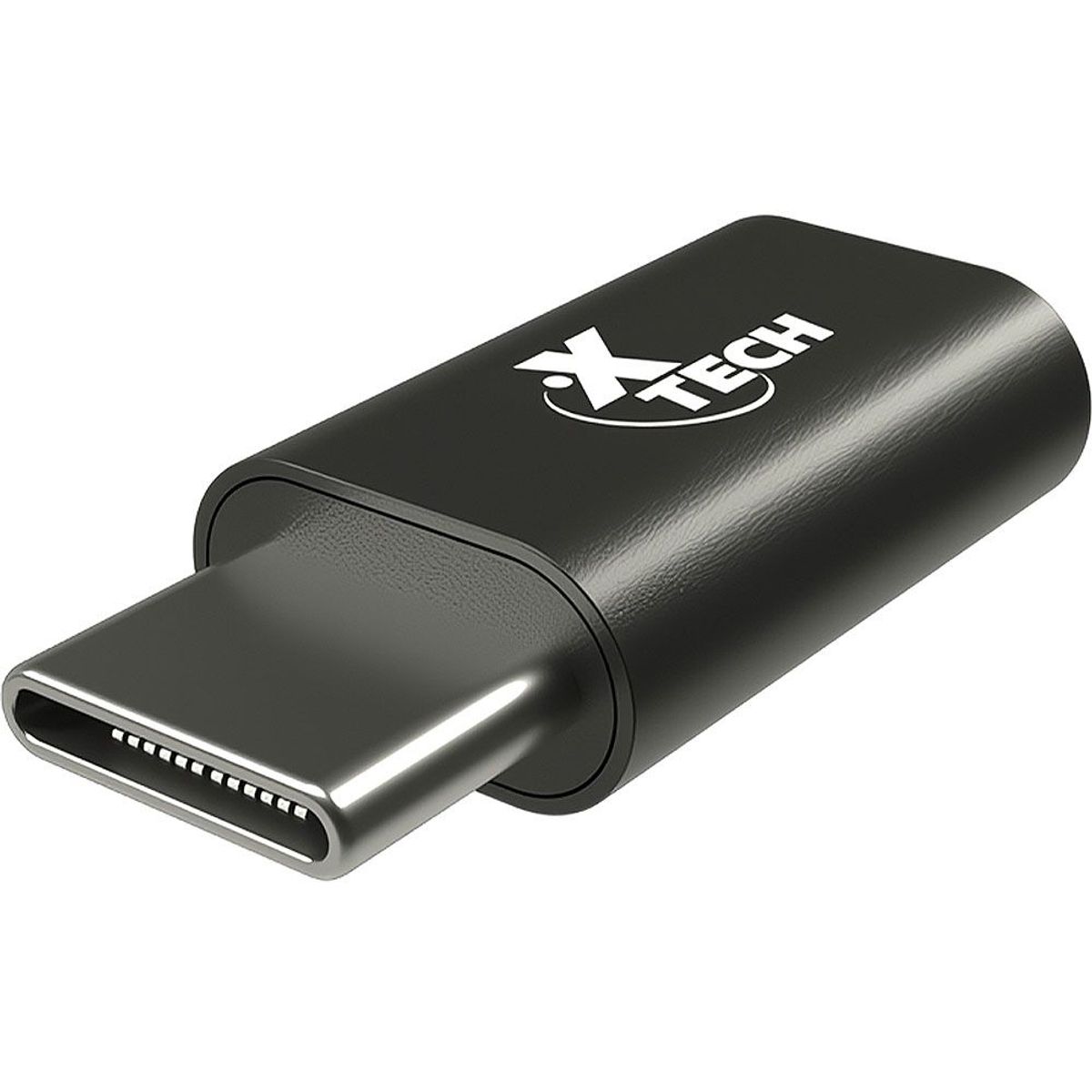 XTECH - Adaptador Xtech USB Tipo C Macho a Micro USB 2.0 Hembra
