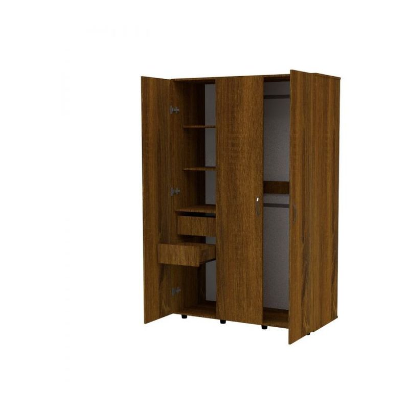 MODUOFI - Closet Boston Armario Ancho 120cm Alto 187cm Profundo 50