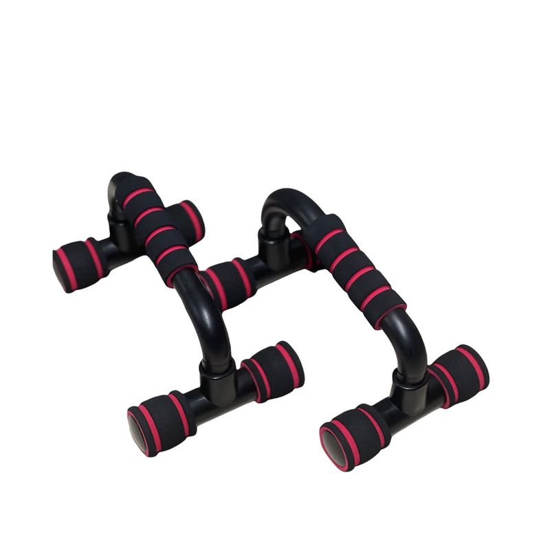 GENERICO - SOPORTE PARA PUSH UP O FLEXIONES ROJO