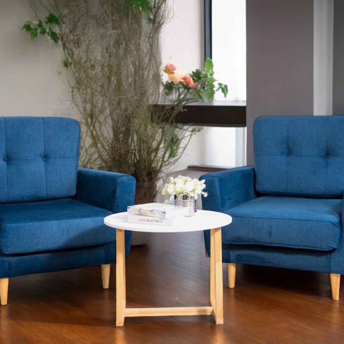 ACQUA MUEBLERIA - Poltrona Azul 1 puesto - Combo x 2 und