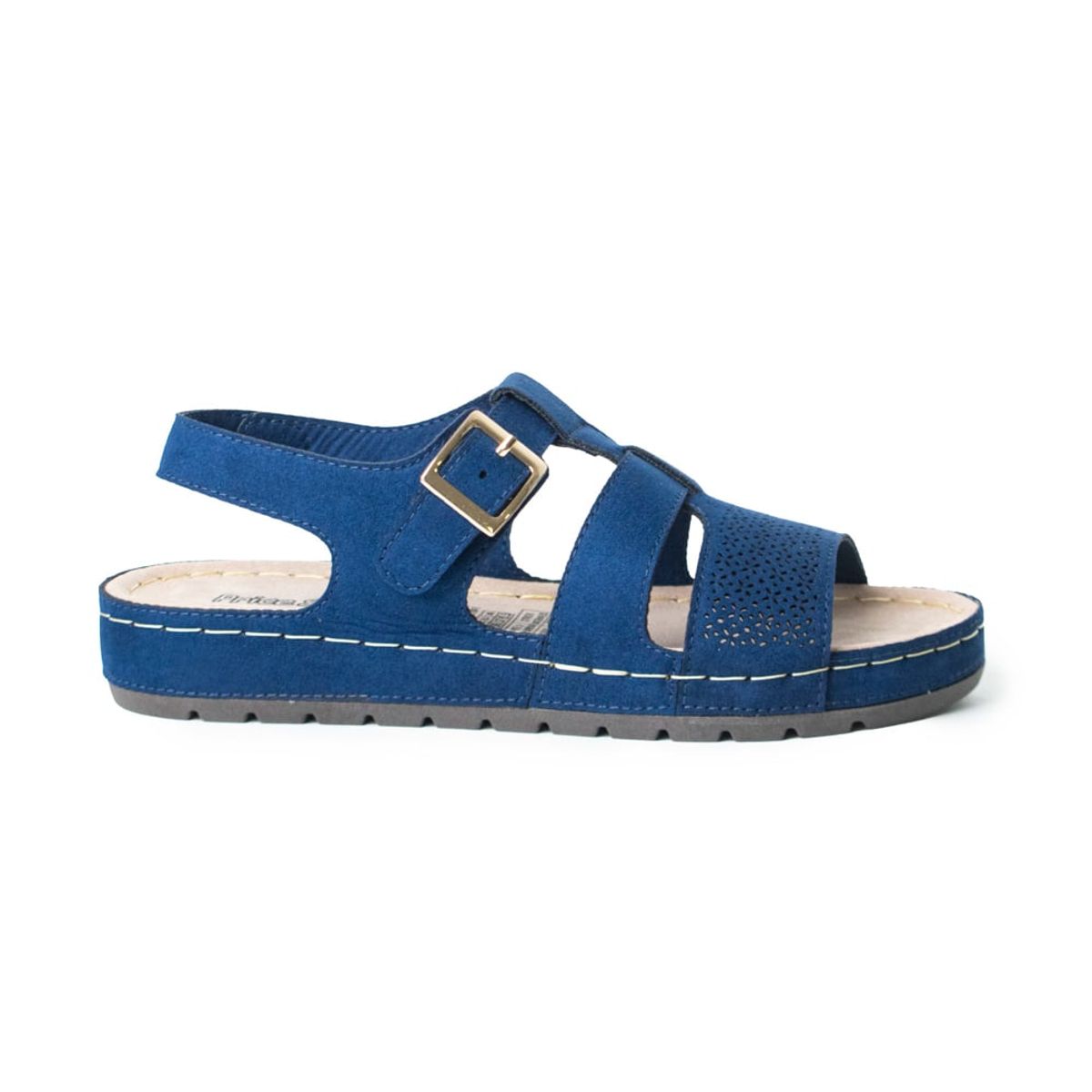 PRICE SHOES - Price shoes Sandalia Plana Mujer 162531AZUL