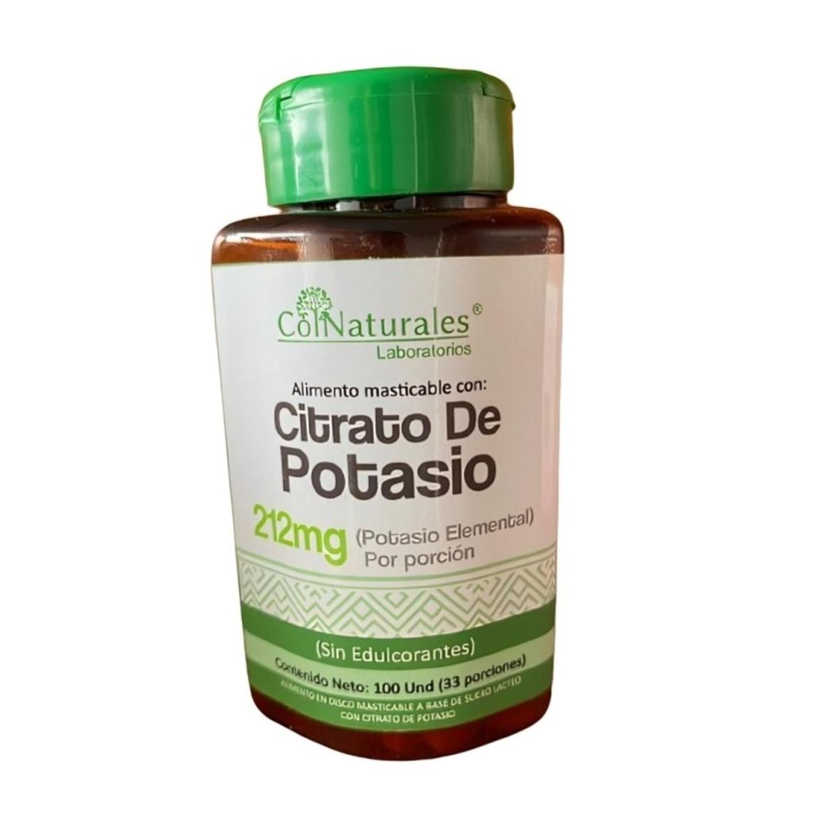 GENERICO - Citrato de potasio x 100 tabletas masticables