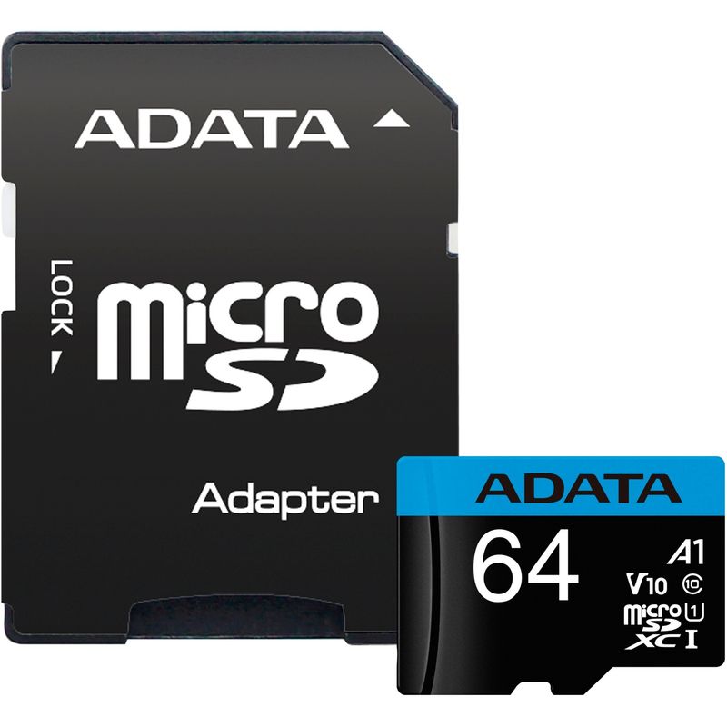 ADATA - Memoria MicroSD Adata 64GB Premier SDHC Class 10