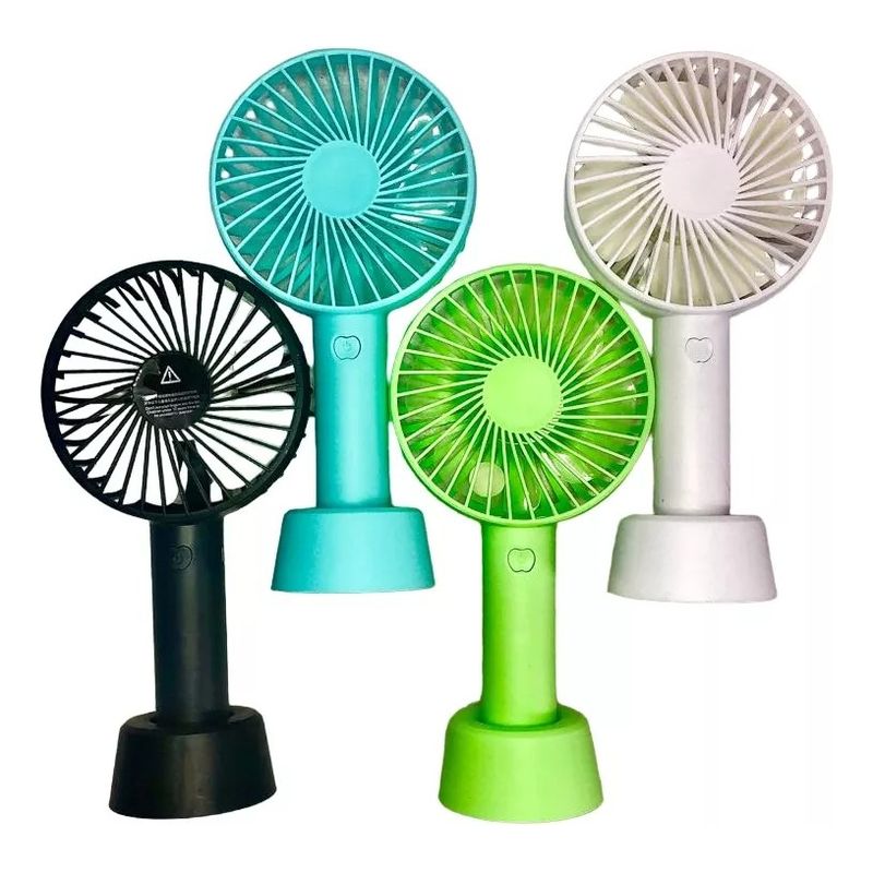 GENERICO - Ventilador 3 Velocidades Portatil Carga Usb Bateria 18650