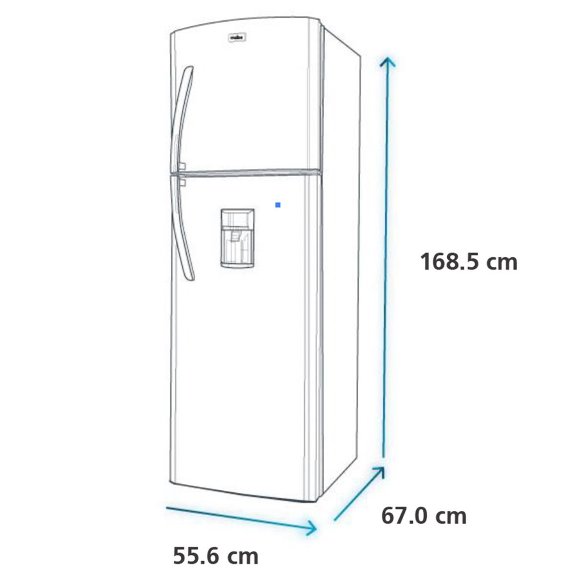 MABE - Nevera No-Frost de 250Lts MABE